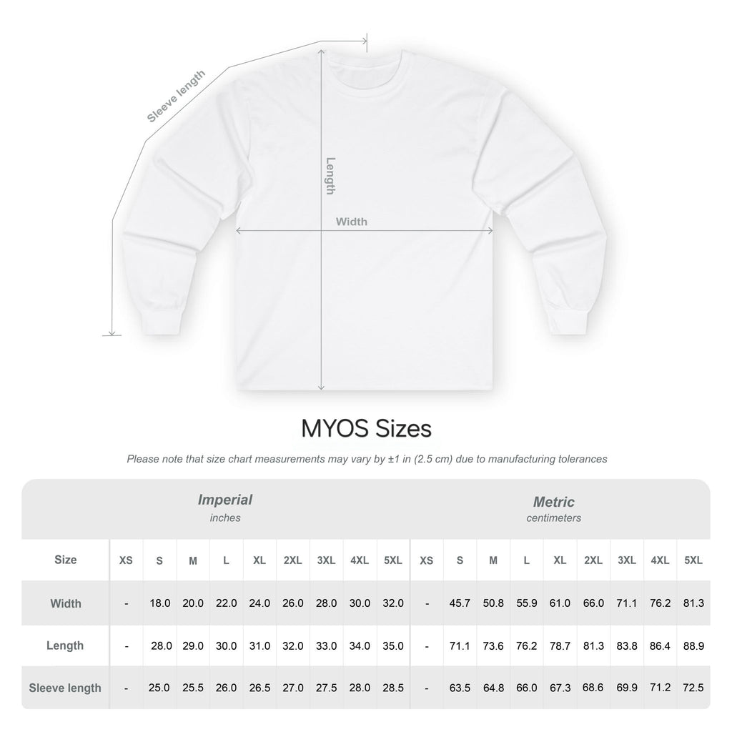 Long Sleeve Tee Clear Blue Water