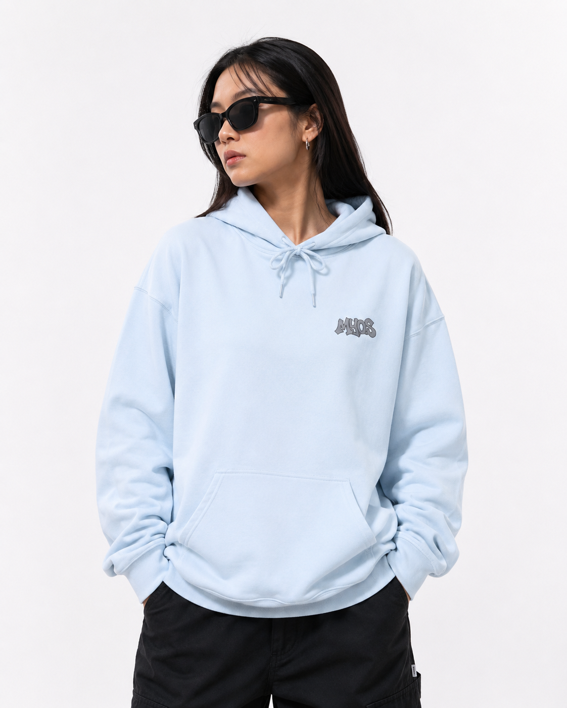 MYOS Streetwear Hoodie Grey