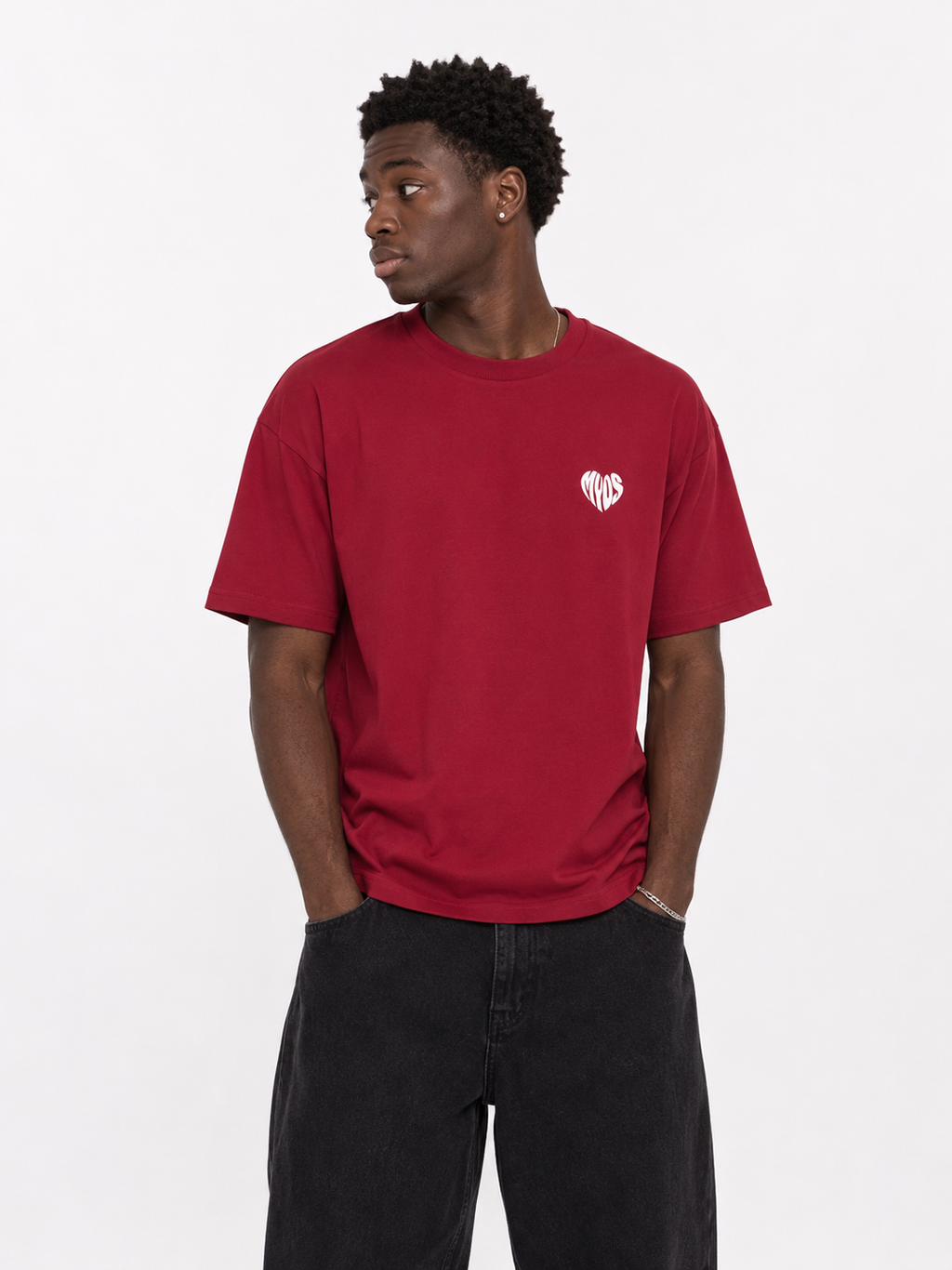 Men's T-shirt MYOS White Heart