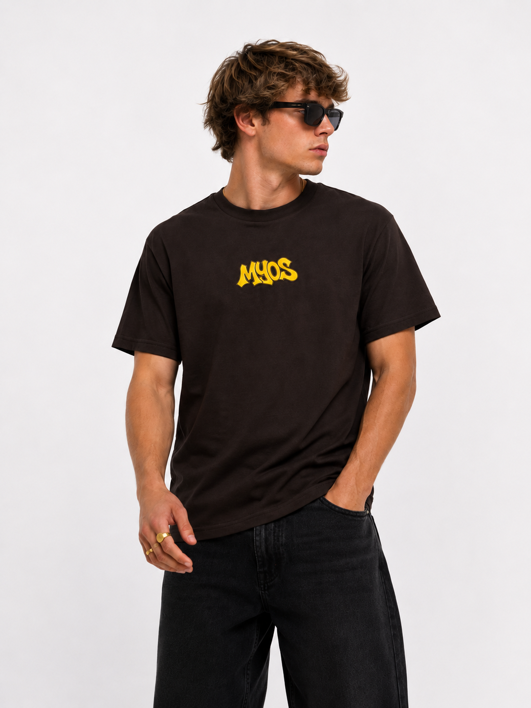 Men's T-shirt MYOS Gold Logo