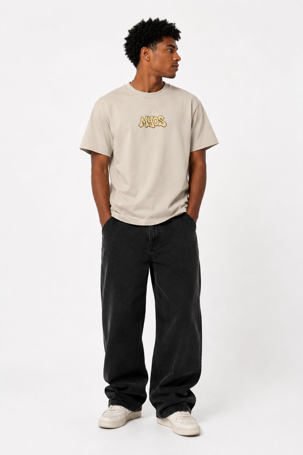 Men's T-shirt MYOS Cream Logo