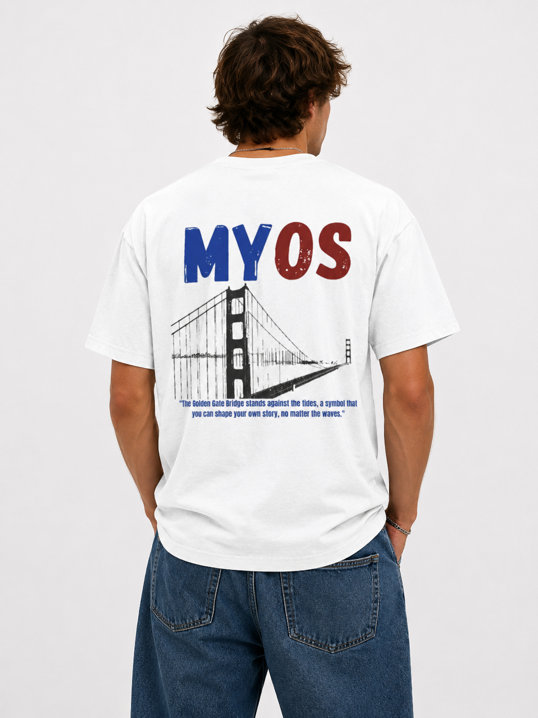 Men's T-shirt The Goldan Gate Bridge