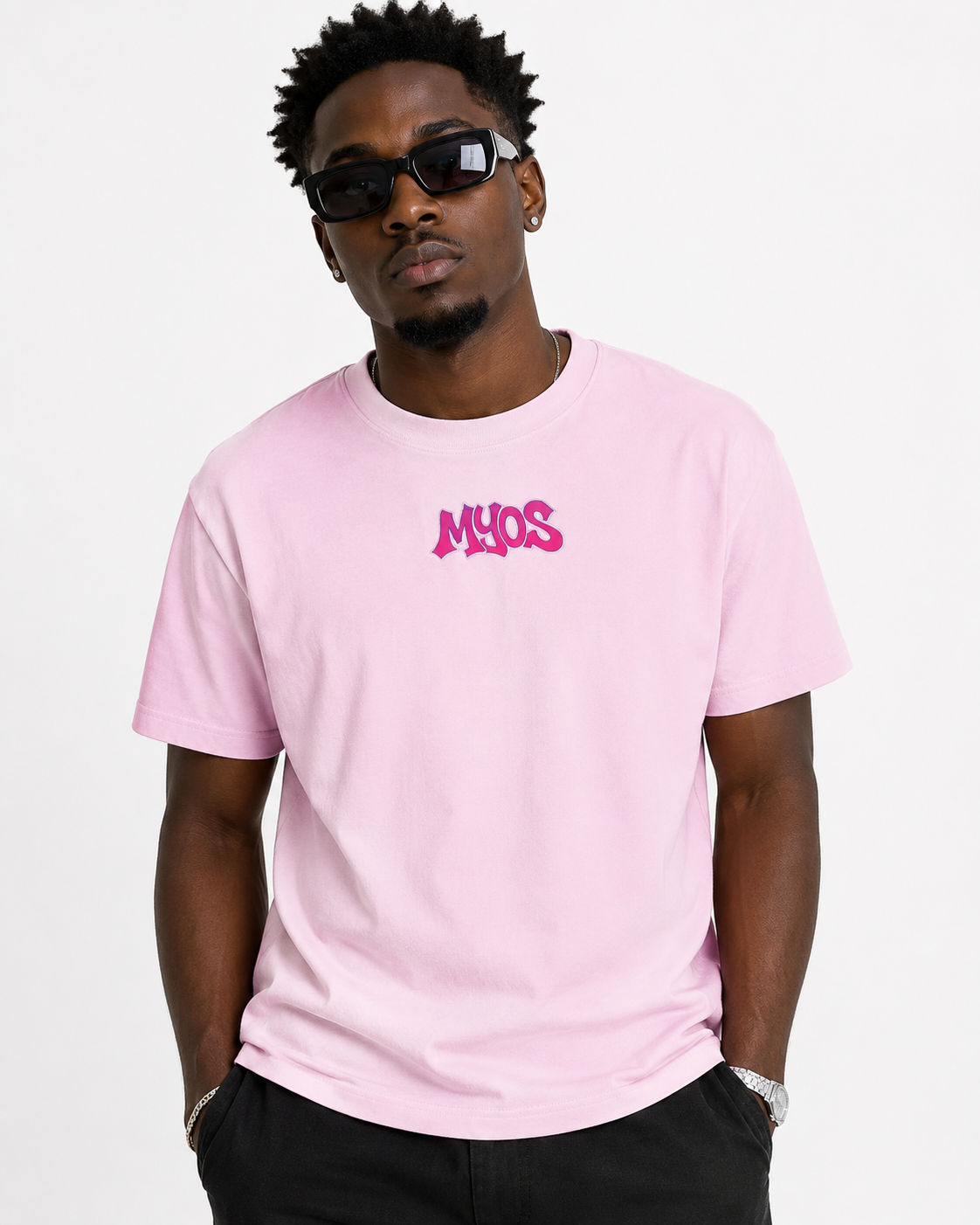 Men's T-shirt MYOS Pink Logo