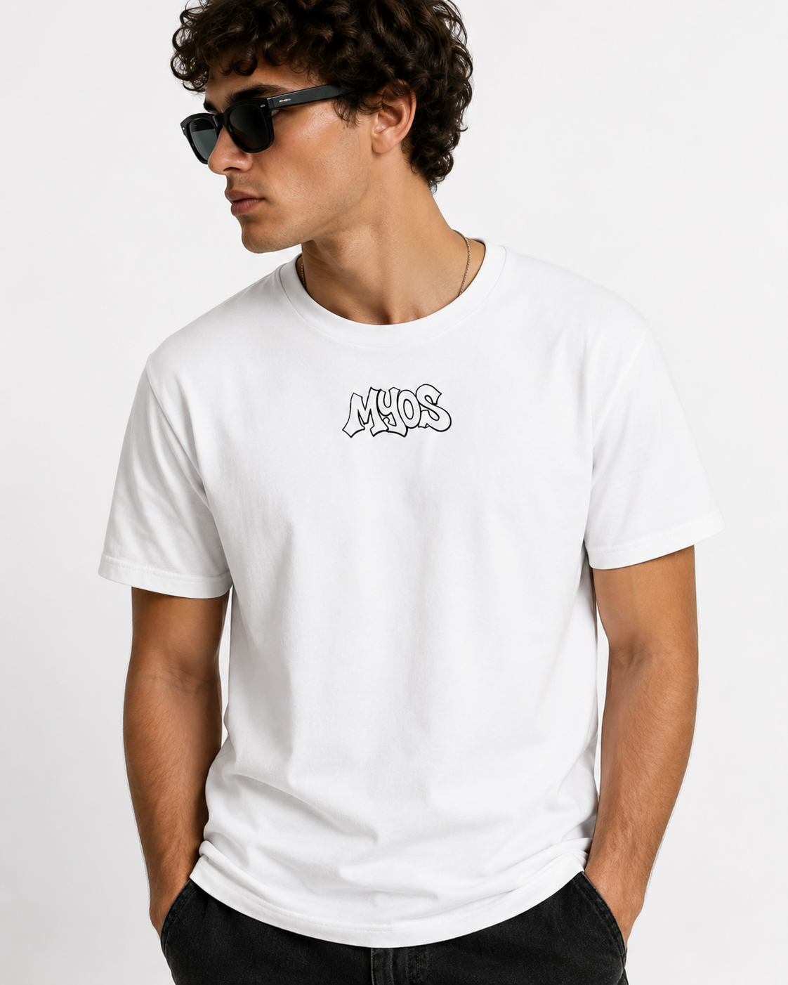 Men's T-shirt MYOS White Logo