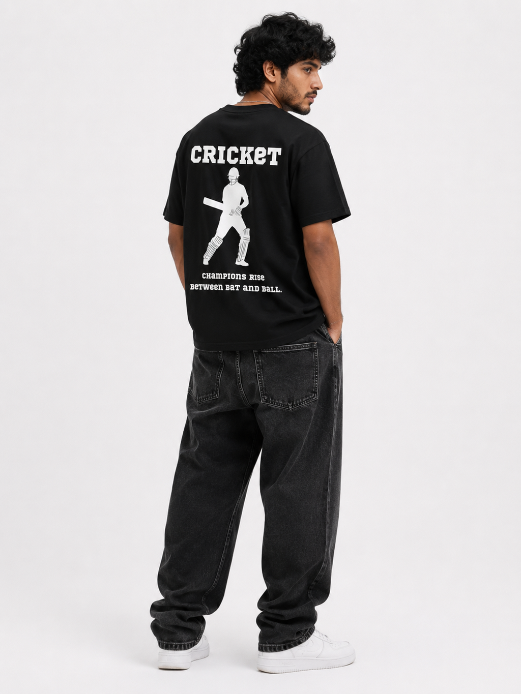 Men's T-shirt cricket