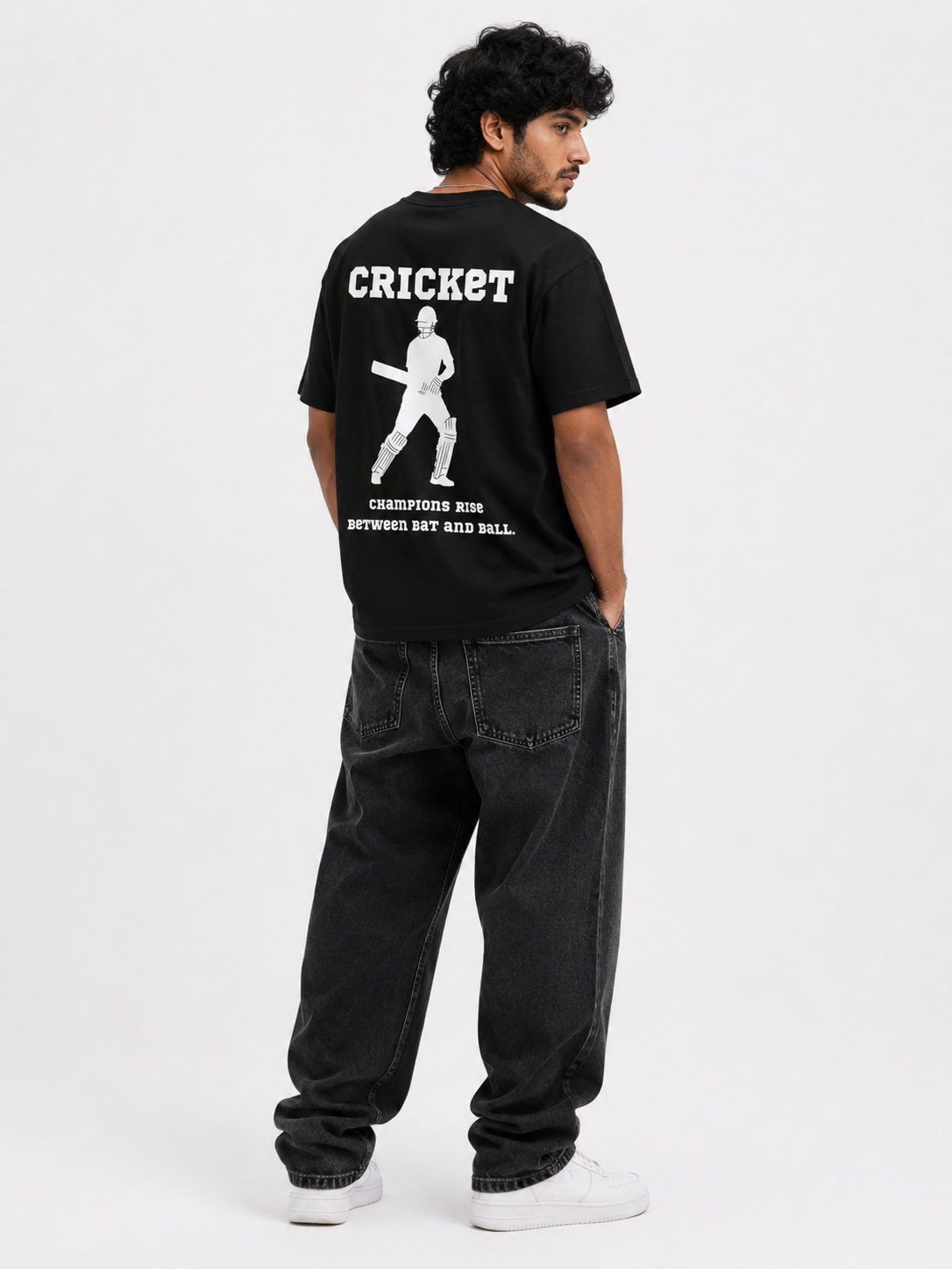 Men's T-shirt cricket