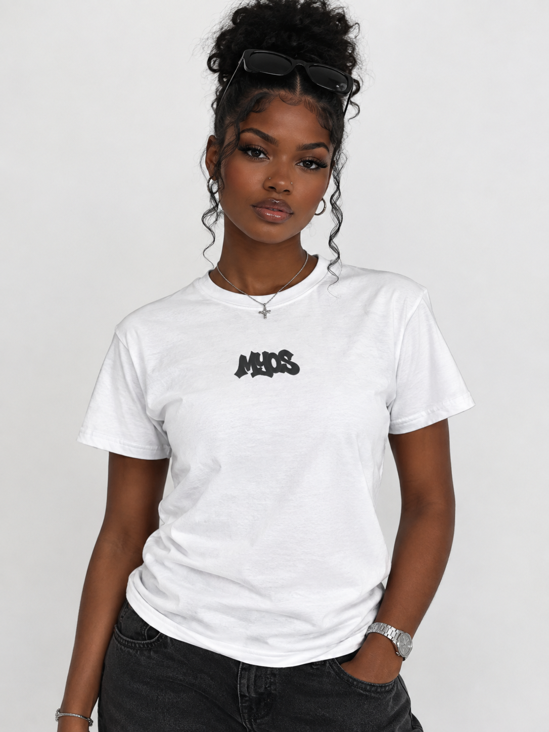 Women's T-shirt Black logo