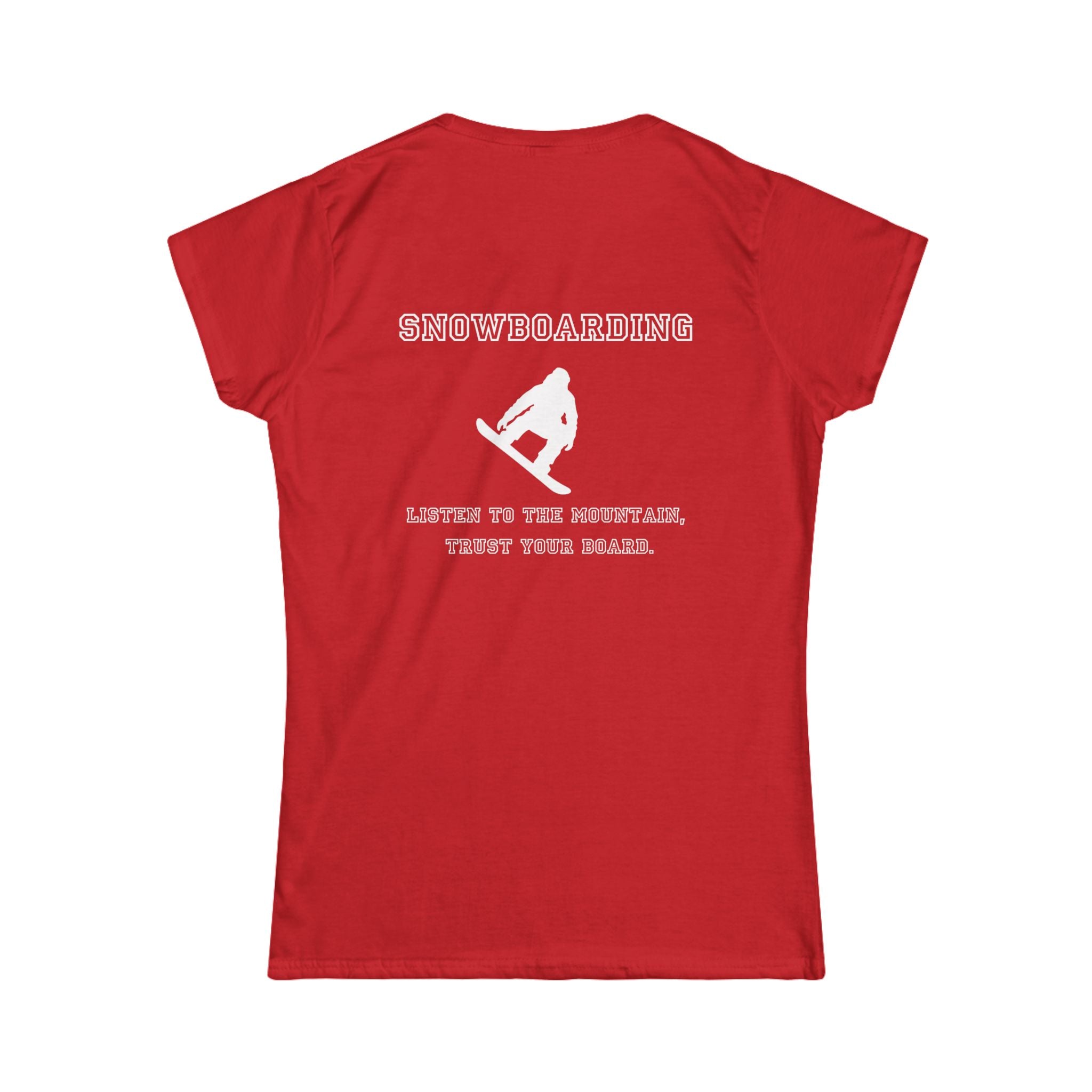 Women's T-shirt Snowboarding