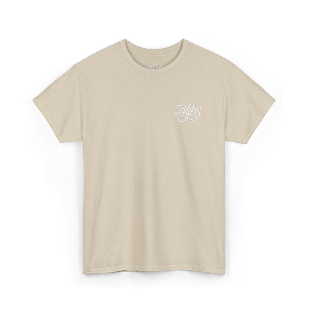 Men's T-shirt MYOS White Cursive Logo
