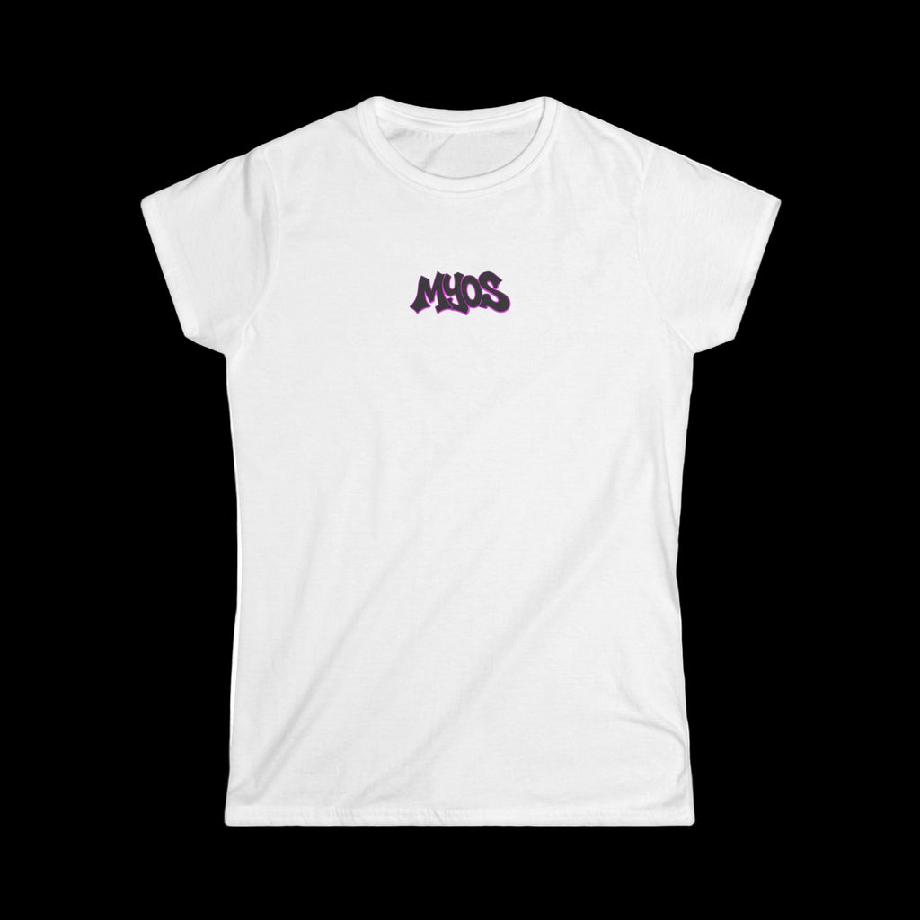 Women's T-shirt Black/Pink logo