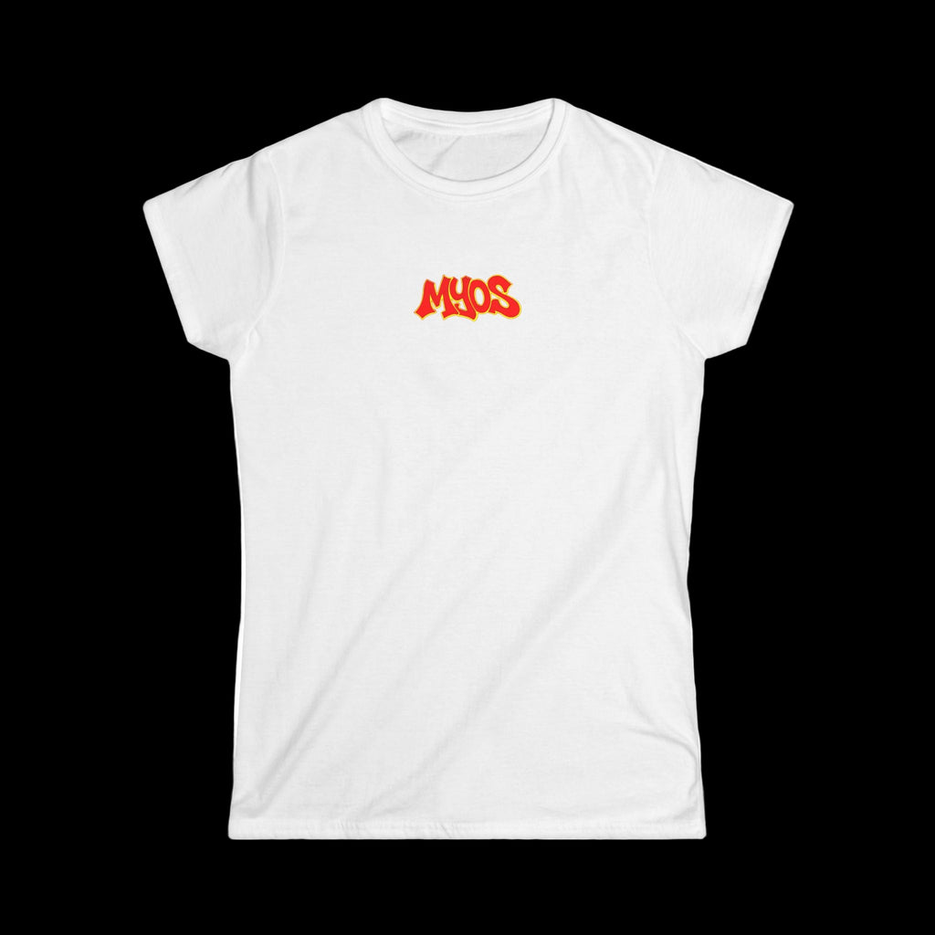 Women's T-shirt Red/Yellow logo