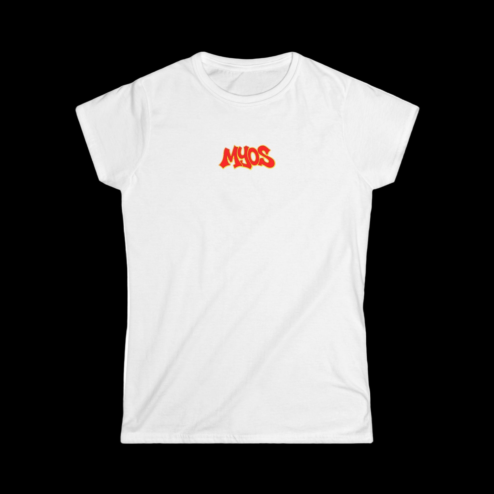 Women's T-shirt Red/Yellow logo