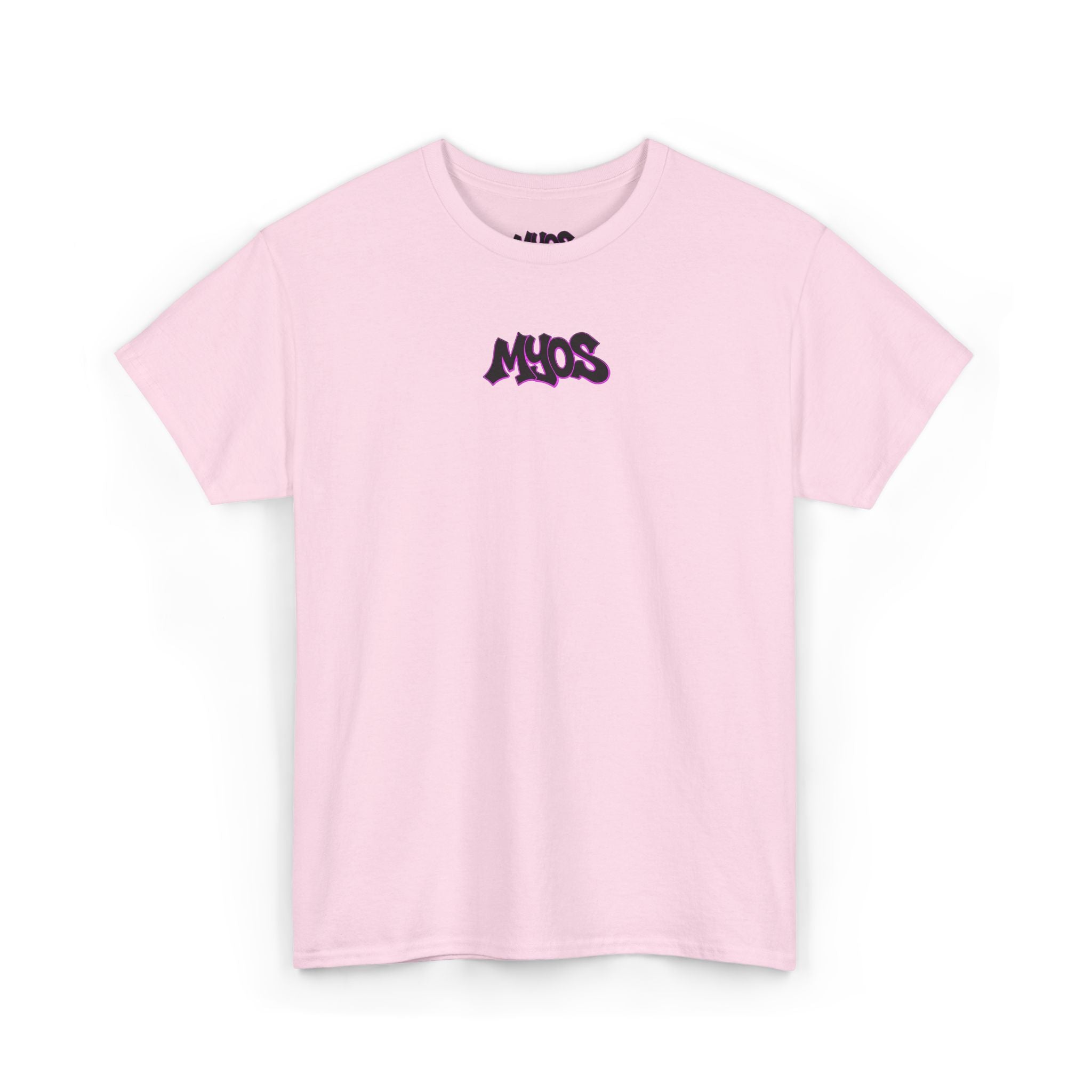 Men's T-shirt MYOS Black/Pink Logo