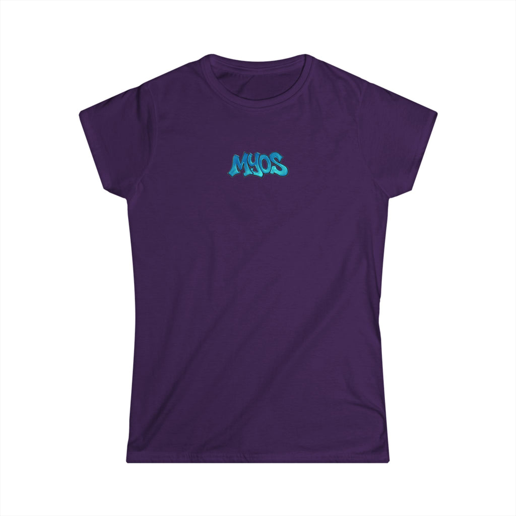 Women's T-shirt Mixed blue logo