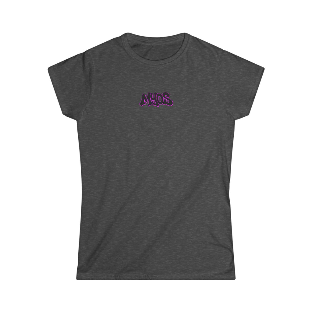 Women's T-shirt Black/Pink logo