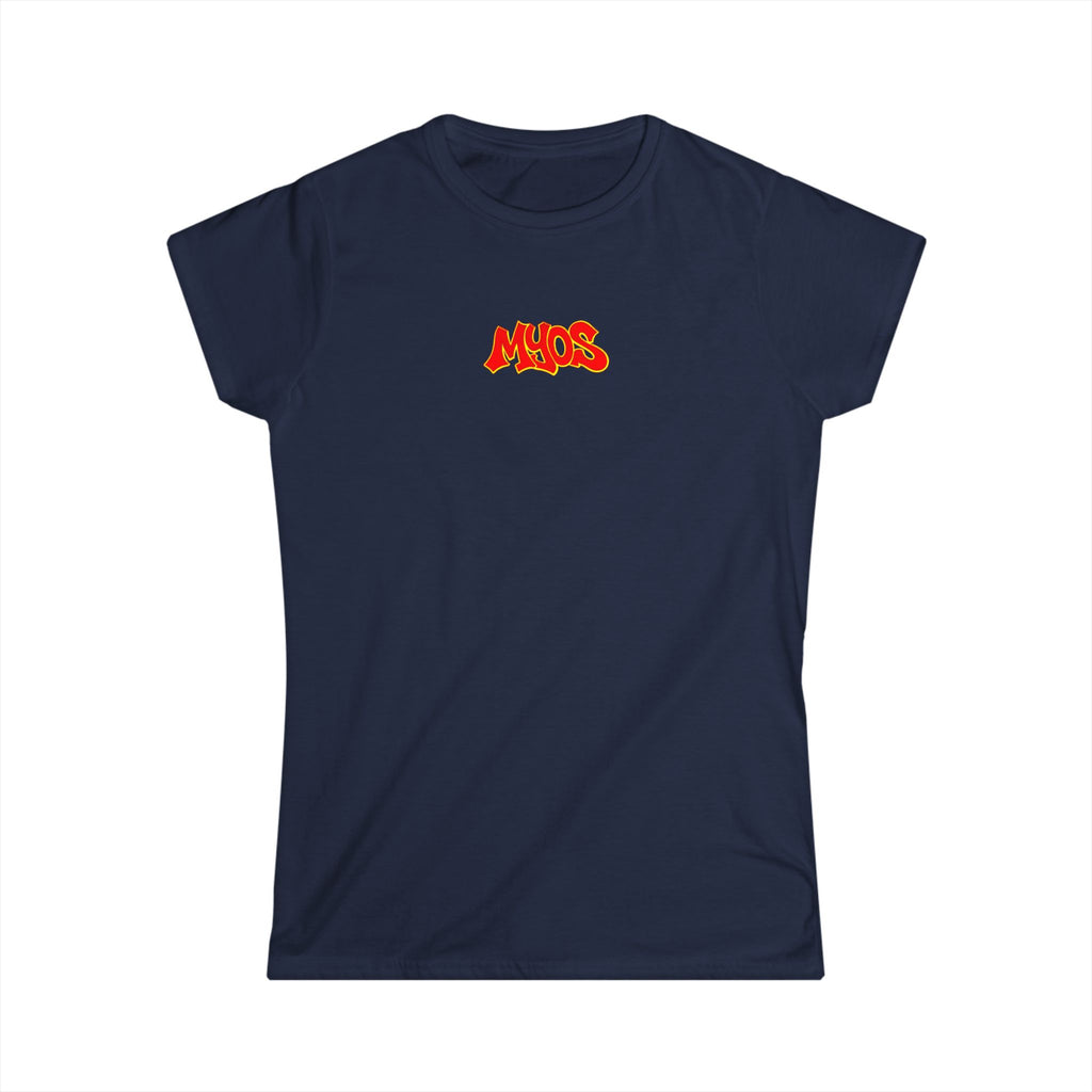Women's T-shirt Red/Yellow logo
