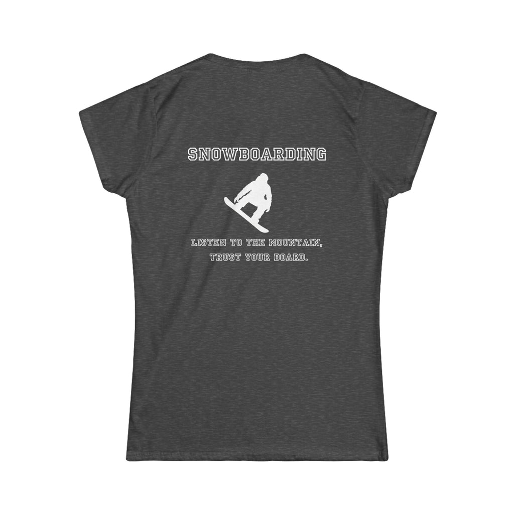 Women's T-shirt Snowboarding