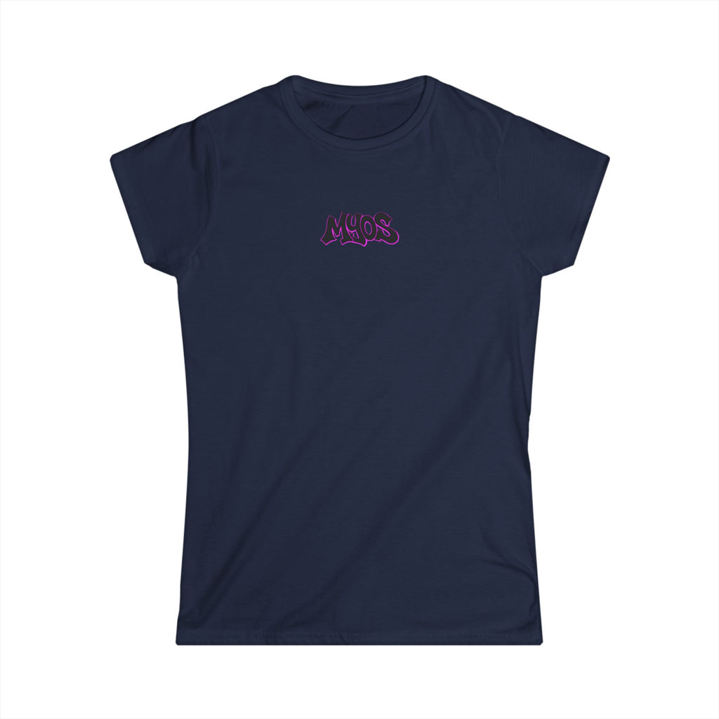 Women's T-shirt Black/Pink logo
