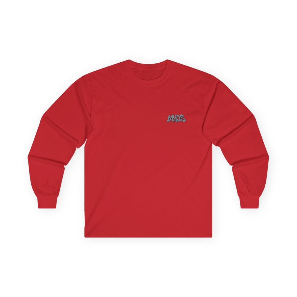 Long Sleeve Tee Grey Streetwear Logo