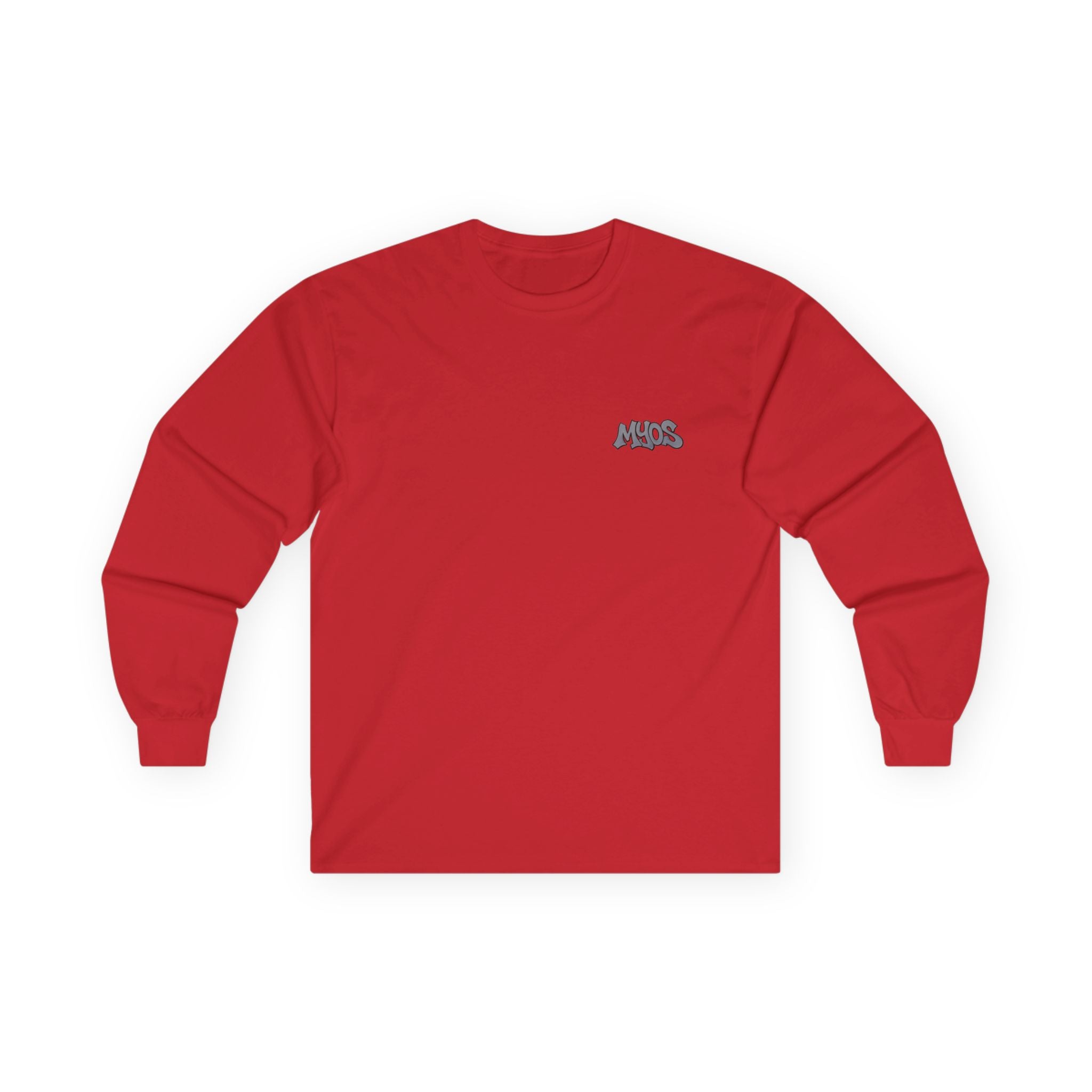 Long Sleeve Tee Grey Streetwear Logo