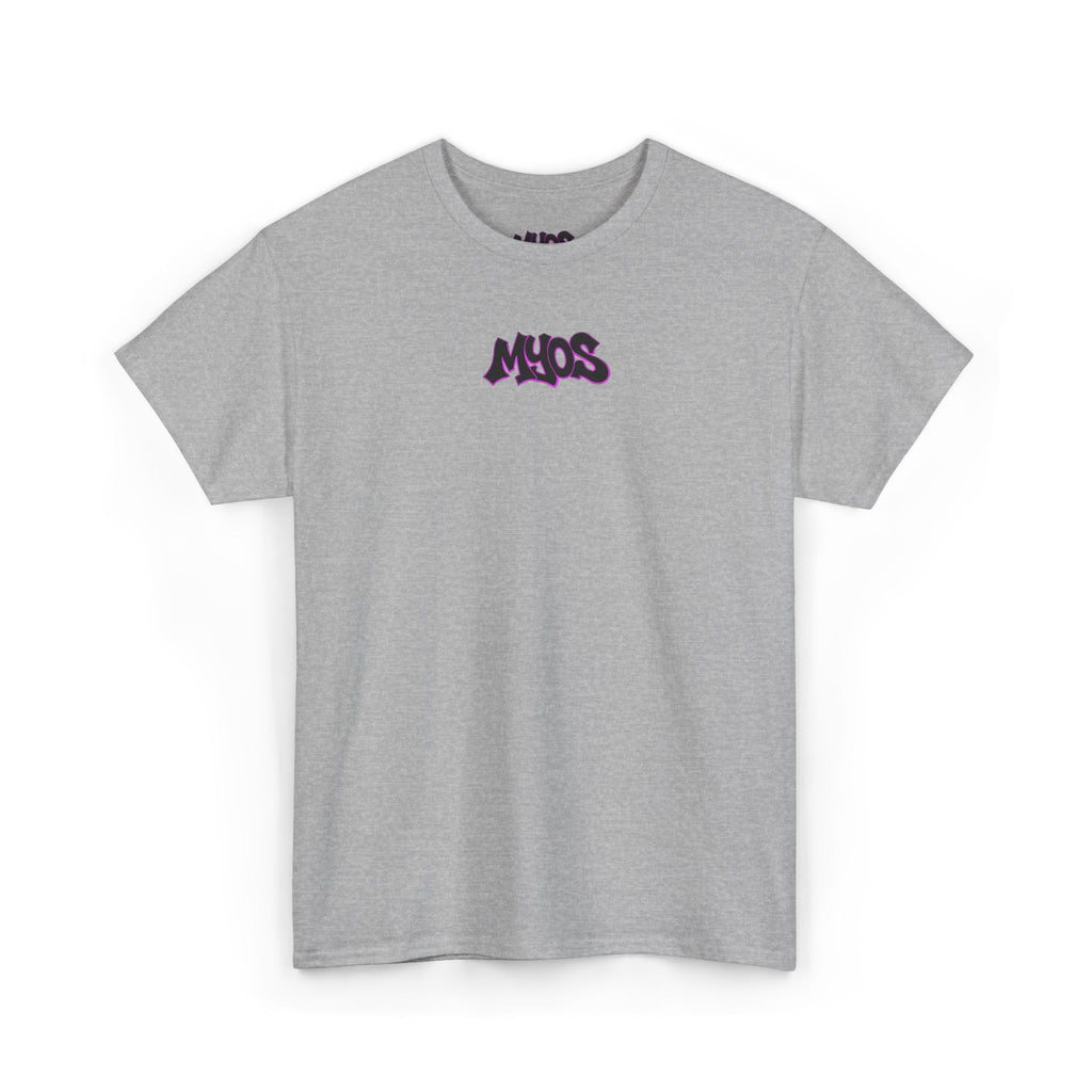 Men's T-shirt MYOS Black/Pink Logo