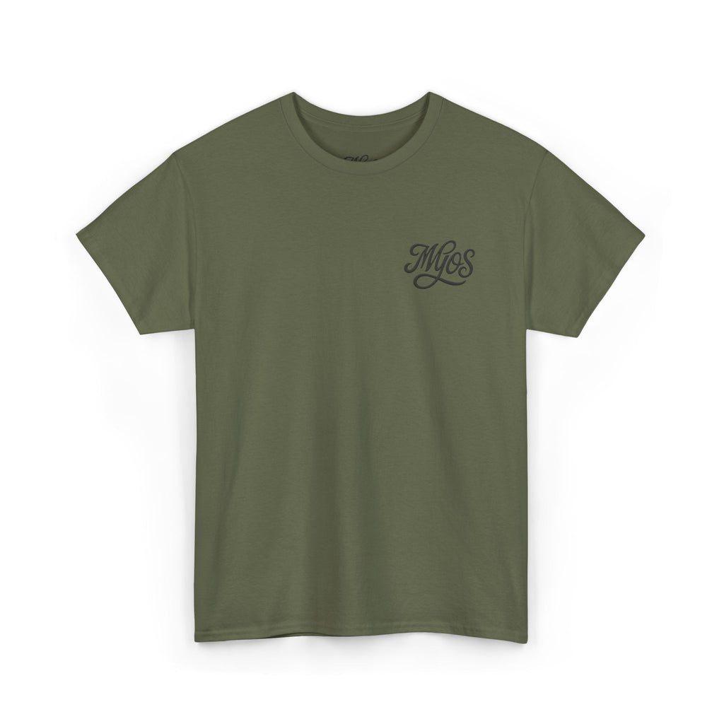 Men's T-shirt MYOS Black Cursive Logo