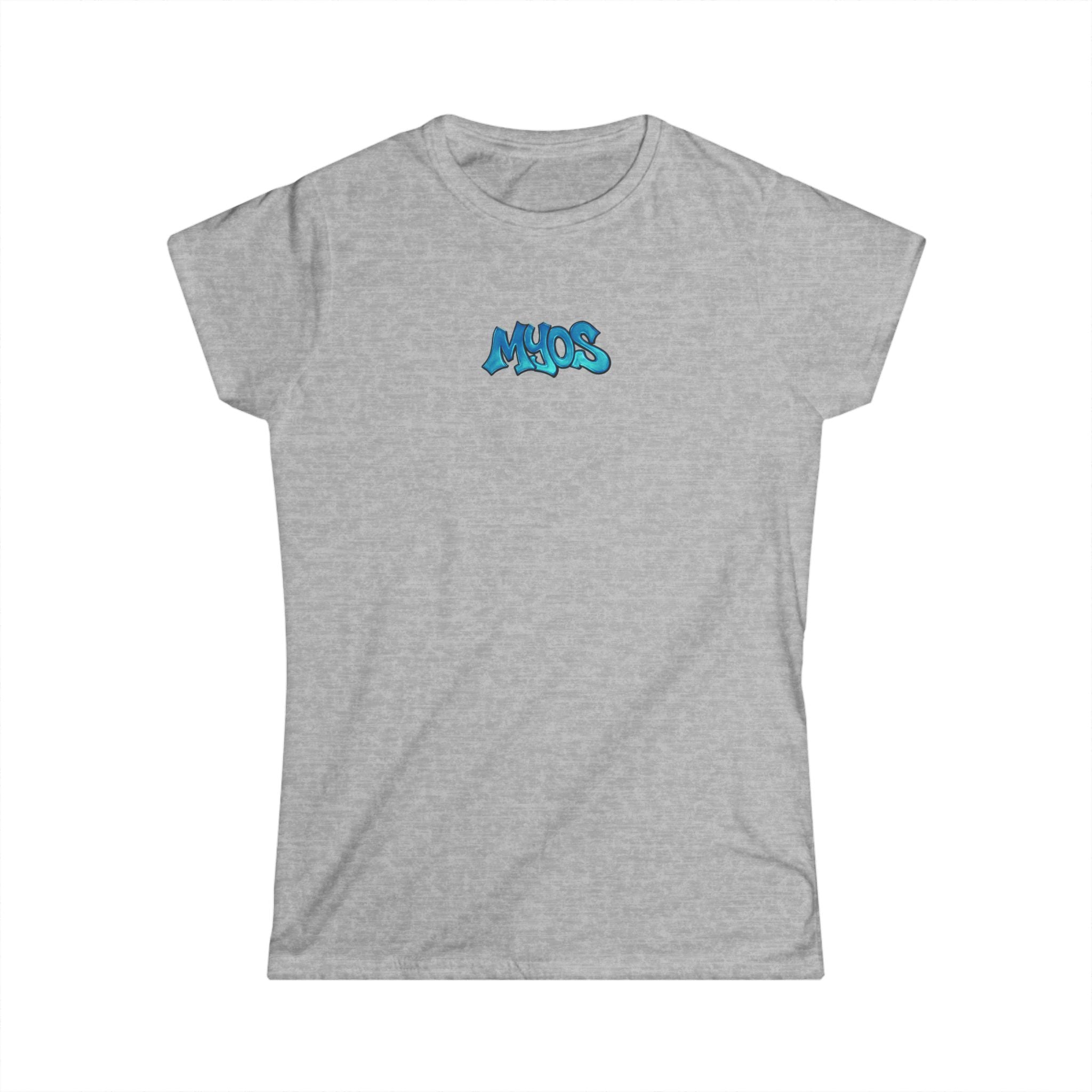 Women's T-shirt Mixed blue logo