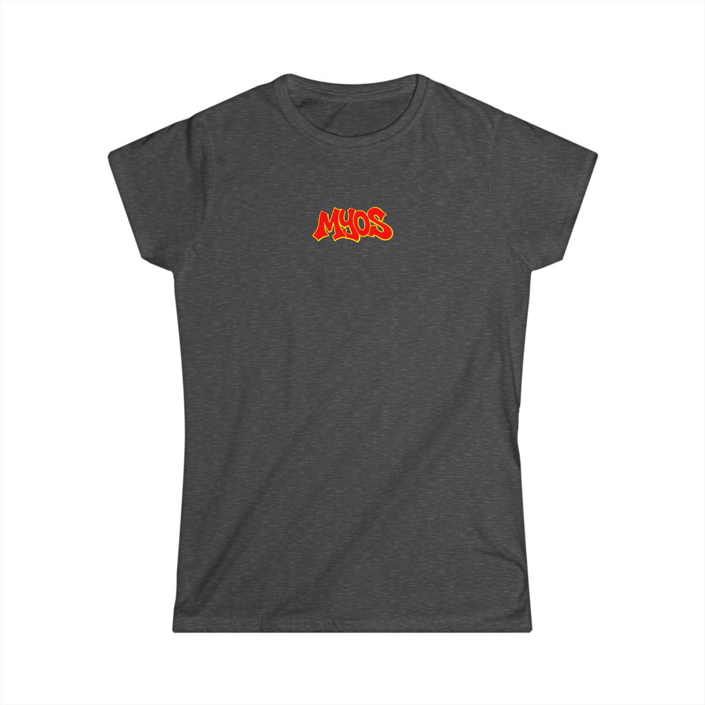Women's T-shirt Red/Yellow logo