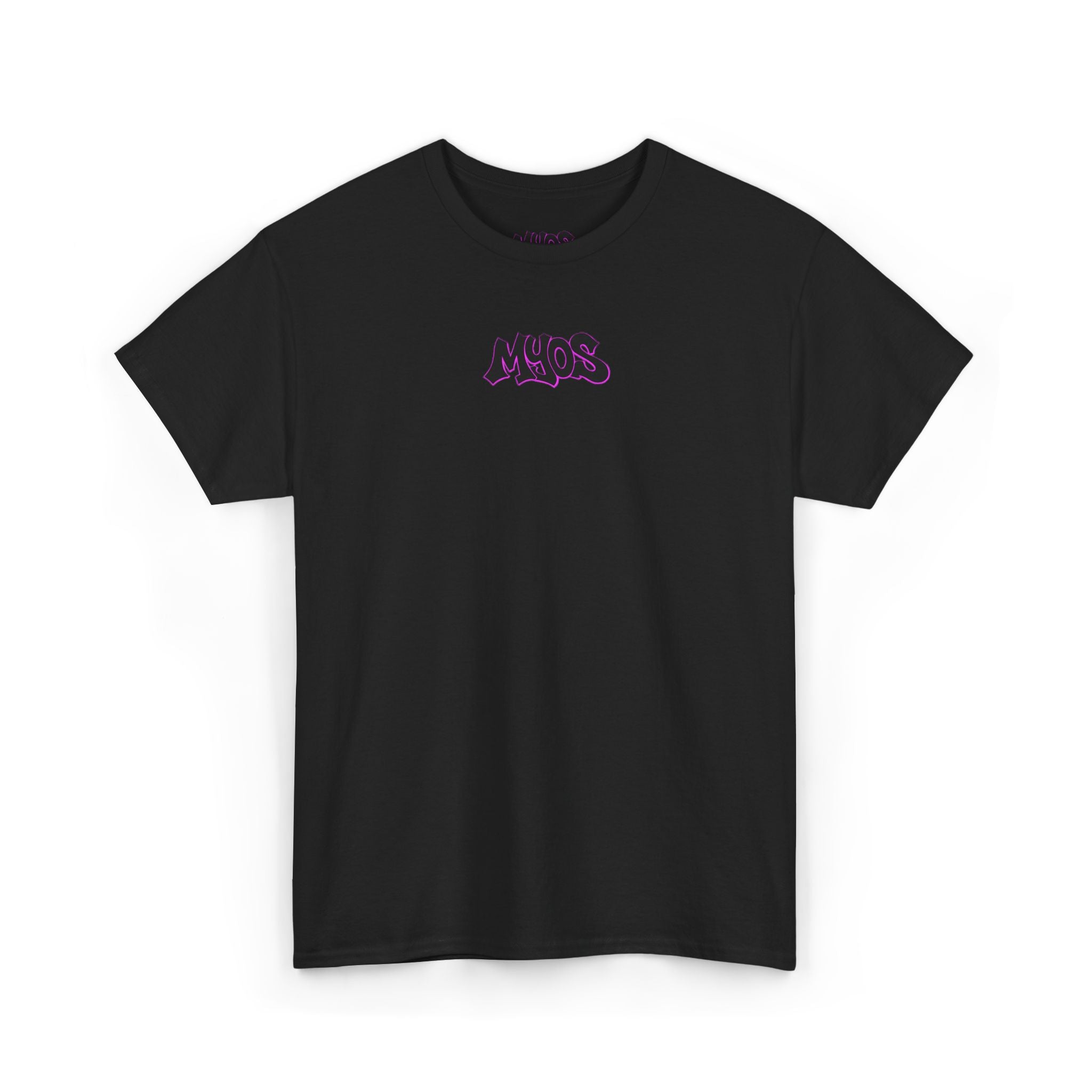 Men's T-shirt MYOS Black/Pink Logo