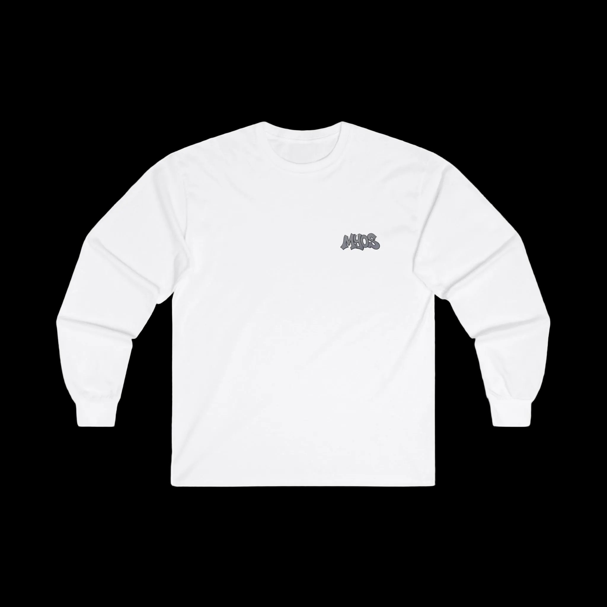 Long Sleeve Tee Grey Streetwear Logo