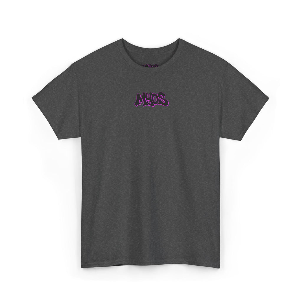 Men's T-shirt MYOS Black/Pink Logo