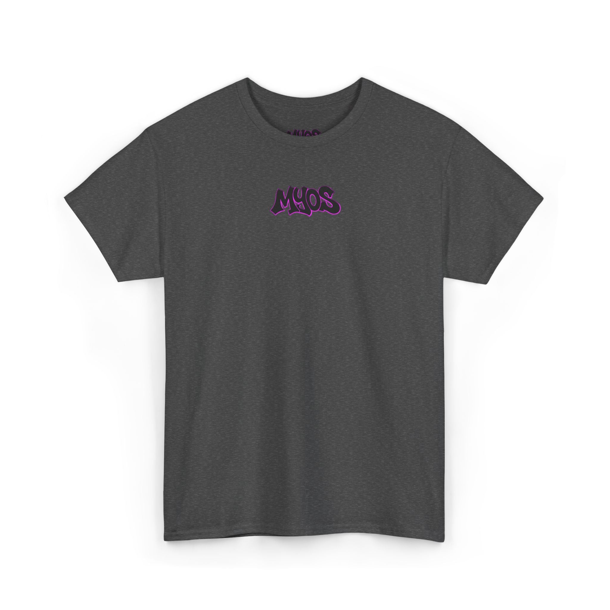 Men's T-shirt MYOS Black/Pink Logo