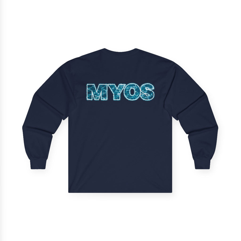 Long Sleeve Tee Clear Blue Water
