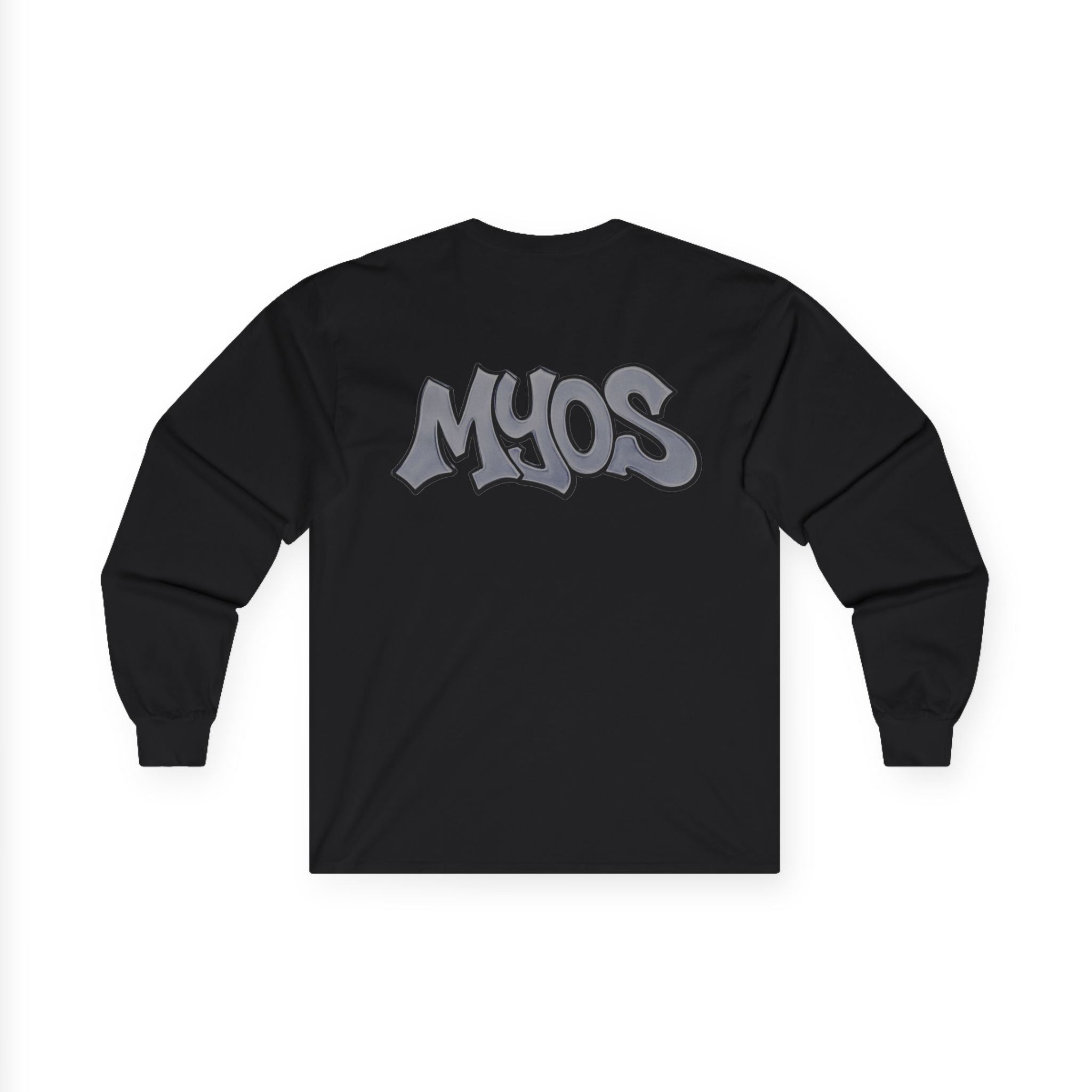 Long Sleeve Tee Grey Streetwear Logo