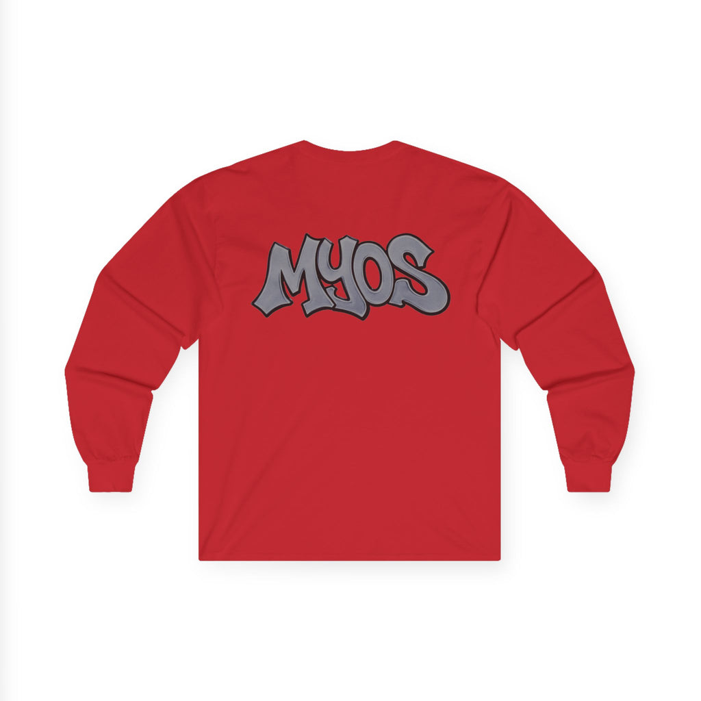 Long Sleeve Tee Grey Streetwear Logo