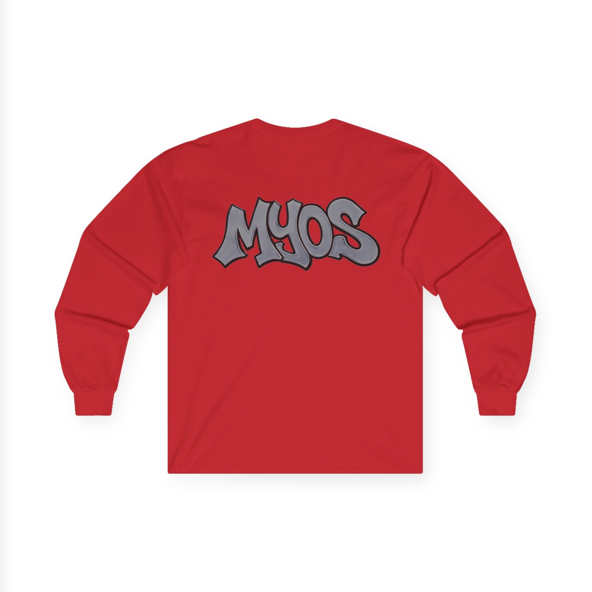 Long Sleeve Tee Grey Streetwear Logo