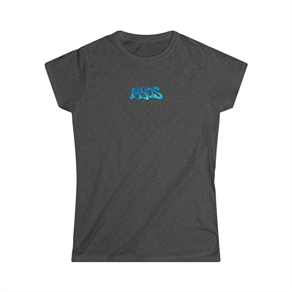 Women's T-shirt Mixed blue logo