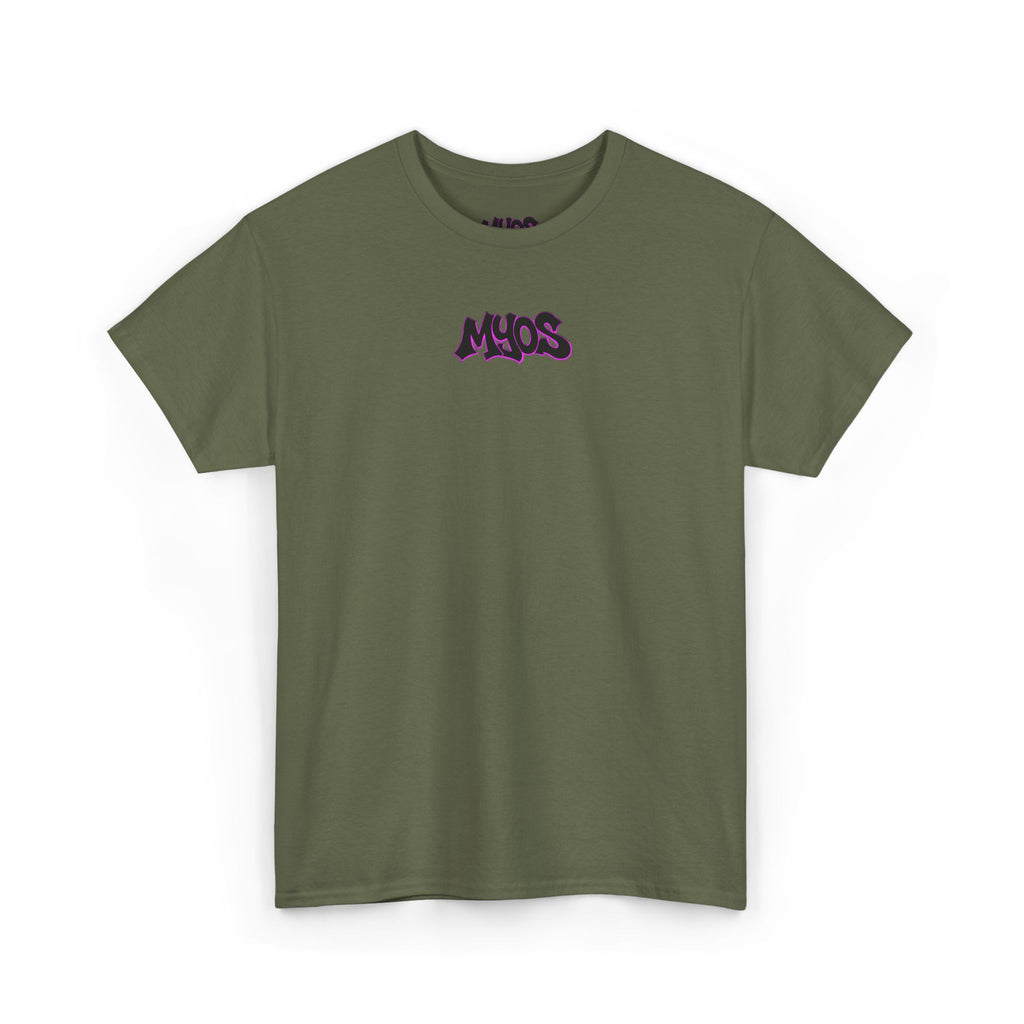Men's T-shirt MYOS Black/Pink Logo