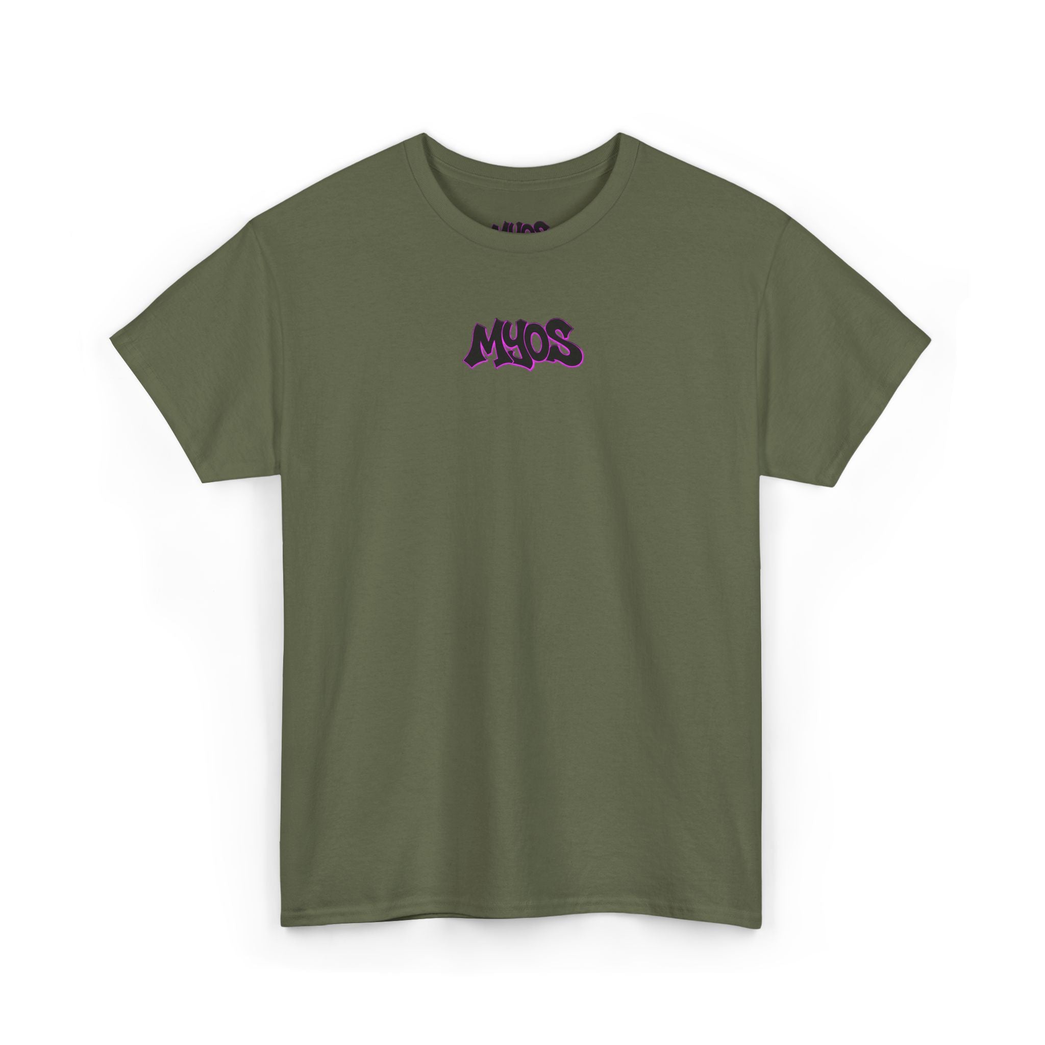 Men's T-shirt MYOS Black/Pink Logo