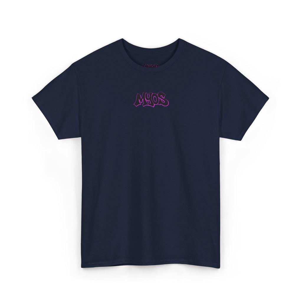 Men's T-shirt MYOS Black/Pink Logo
