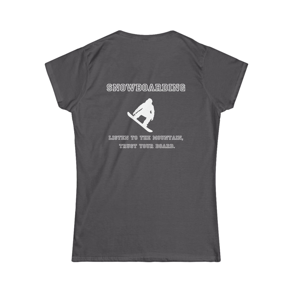 Women's T-shirt Snowboarding