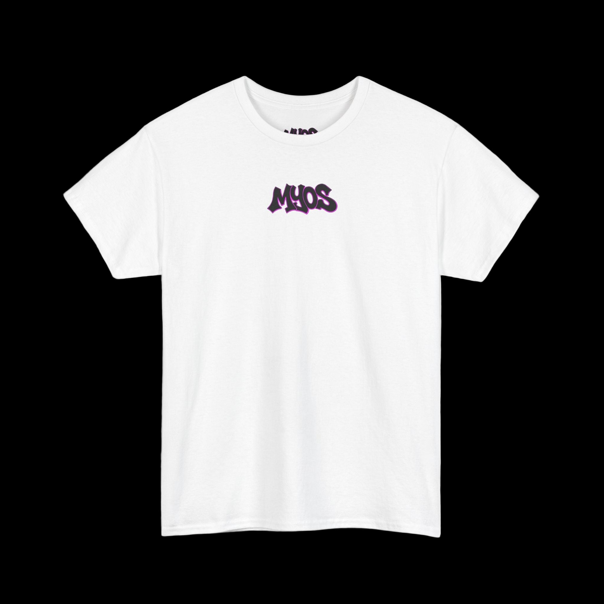 Men's T-shirt MYOS Black/Pink Logo