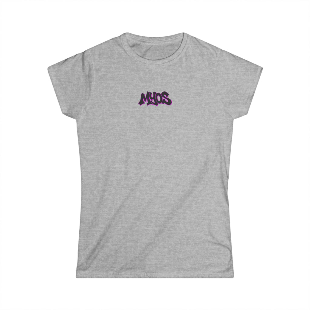 Women's T-shirt Black/Pink logo
