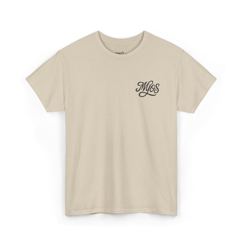 Men's T-shirt MYOS Black Cursive Logo