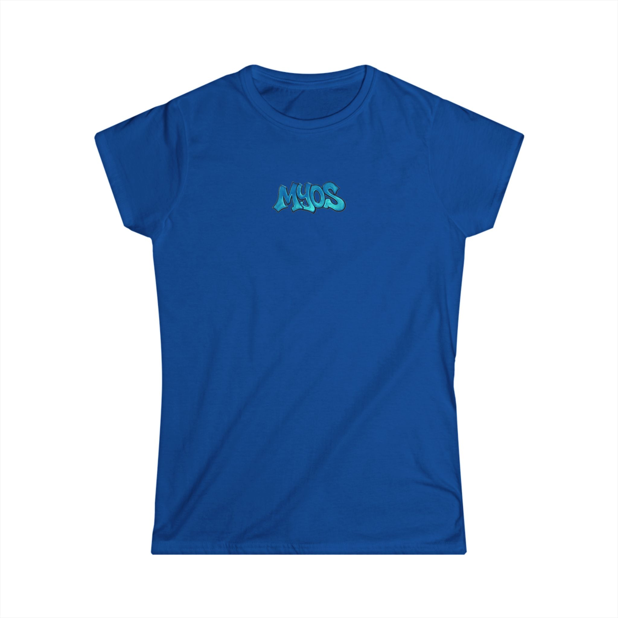 Women's T-shirt Mixed blue logo