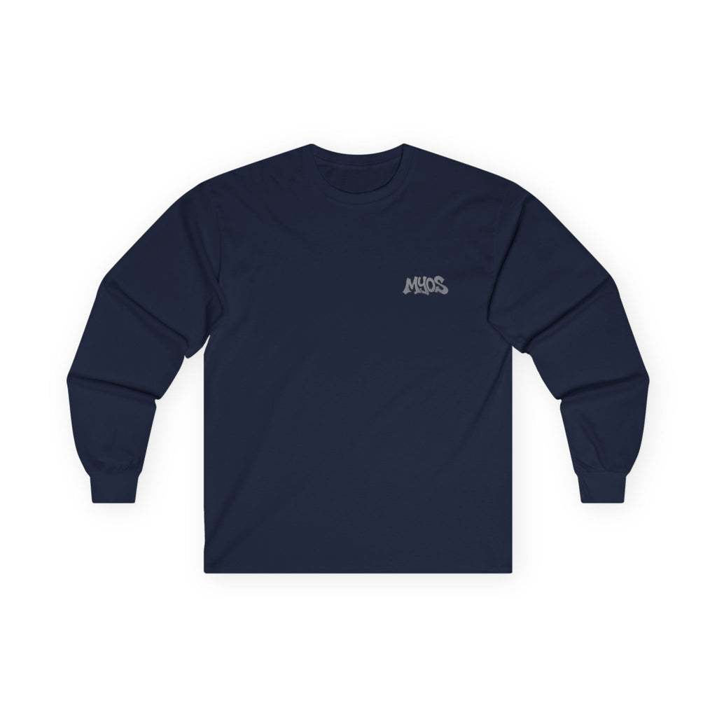 Long Sleeve Tee Grey Streetwear Logo
