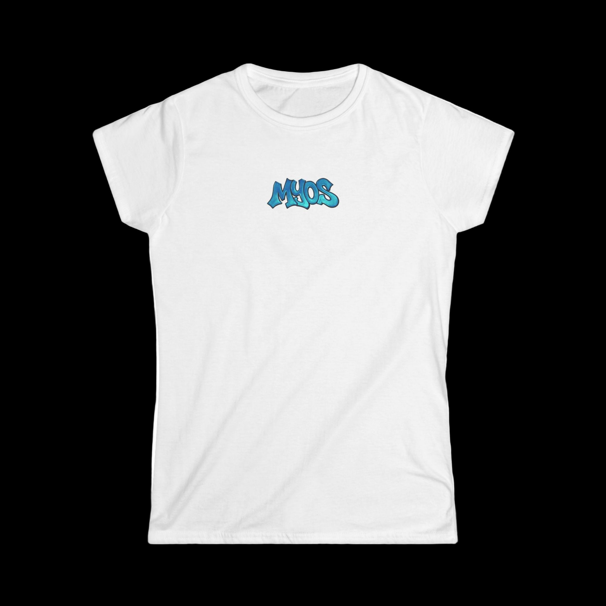 Women's T-shirt Mixed blue logo