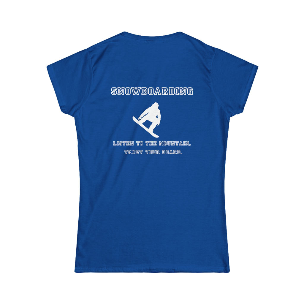 Women's T-shirt Snowboarding
