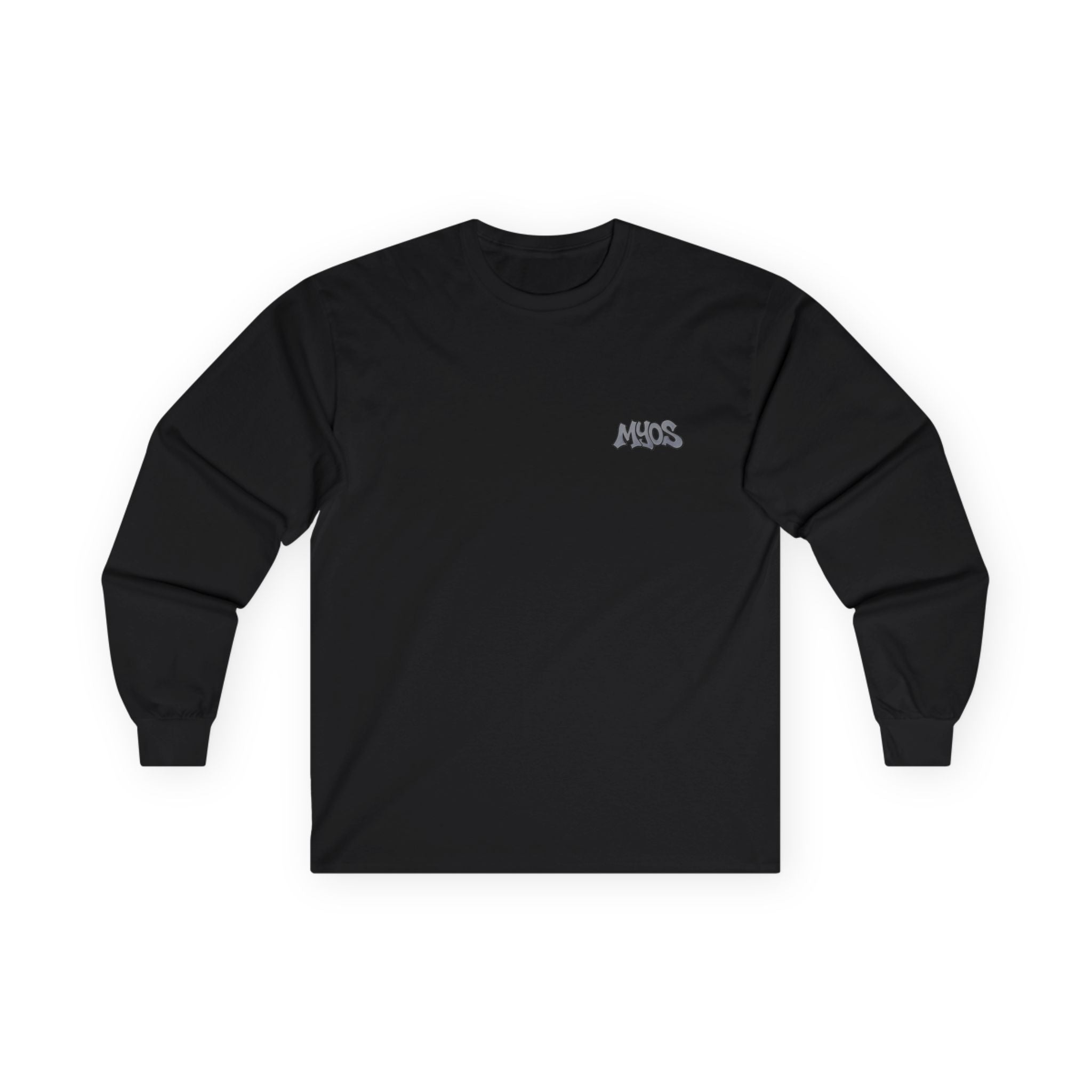 Long Sleeve Tee Grey Streetwear Logo