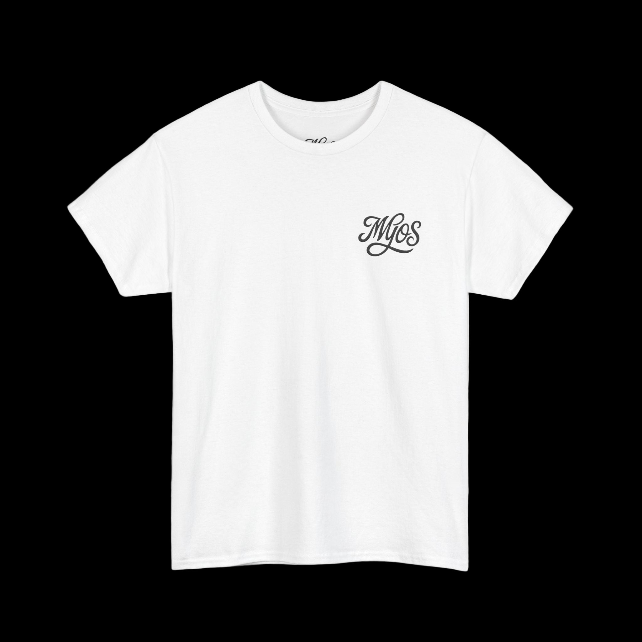 Men's T-shirt MYOS Black Cursive Logo